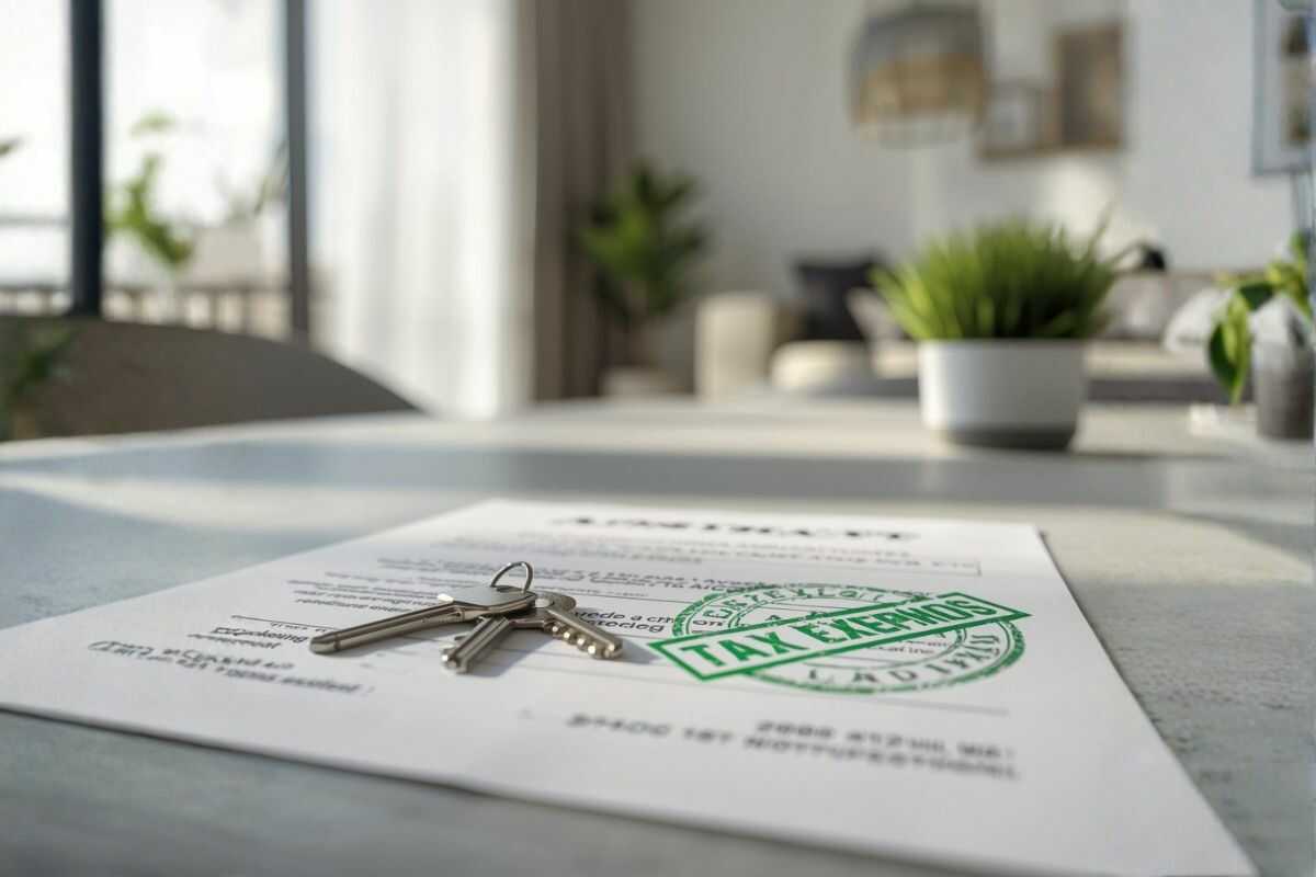 מס שבח במכירת דירה יחידה אילוסטרציה של טפסי פטור ממס שבח על שולחן מנהלים.